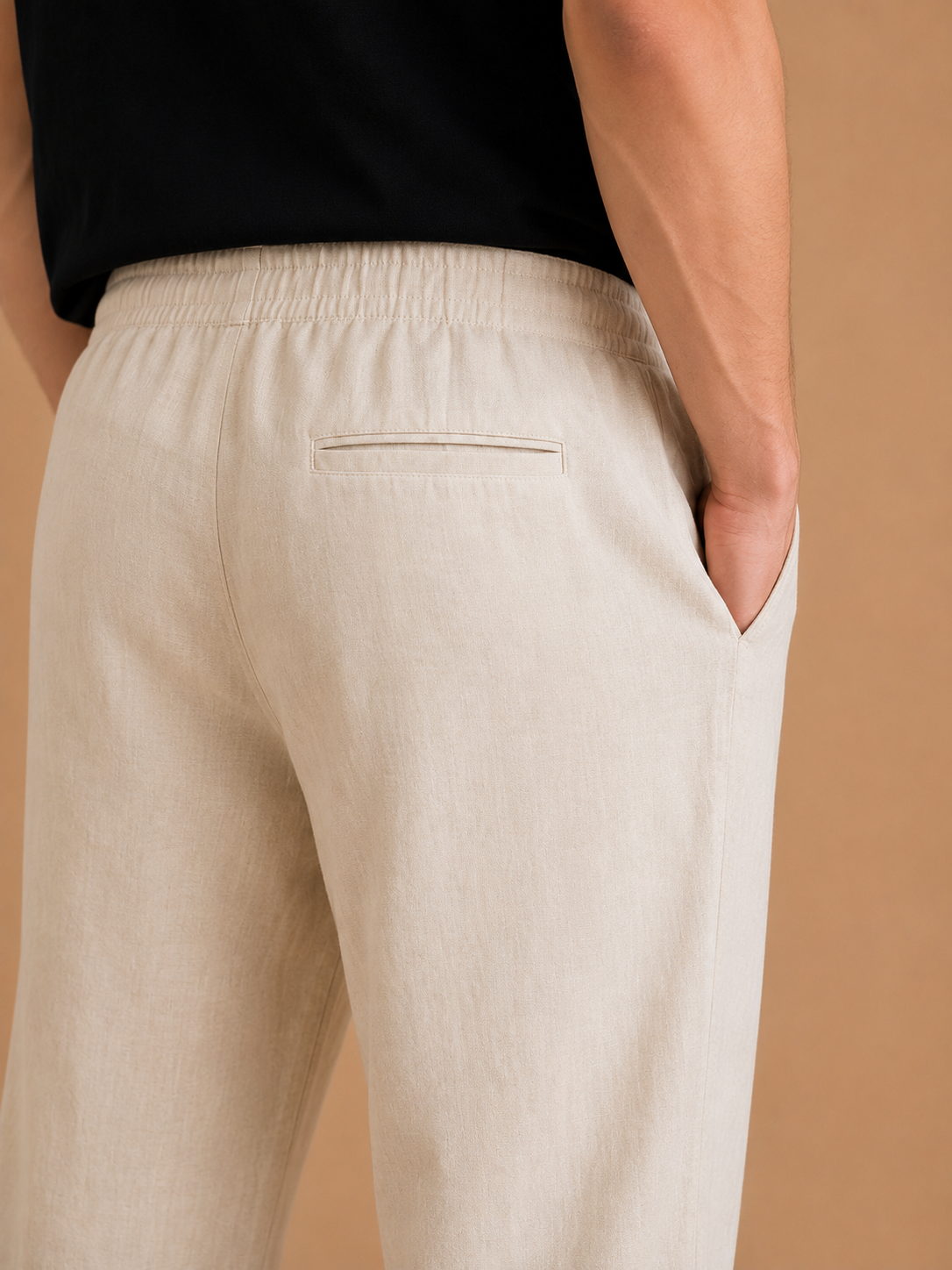 The Linen Drawstring Trouser