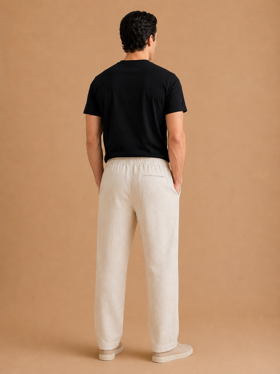 The Linen Drawstring Trouser