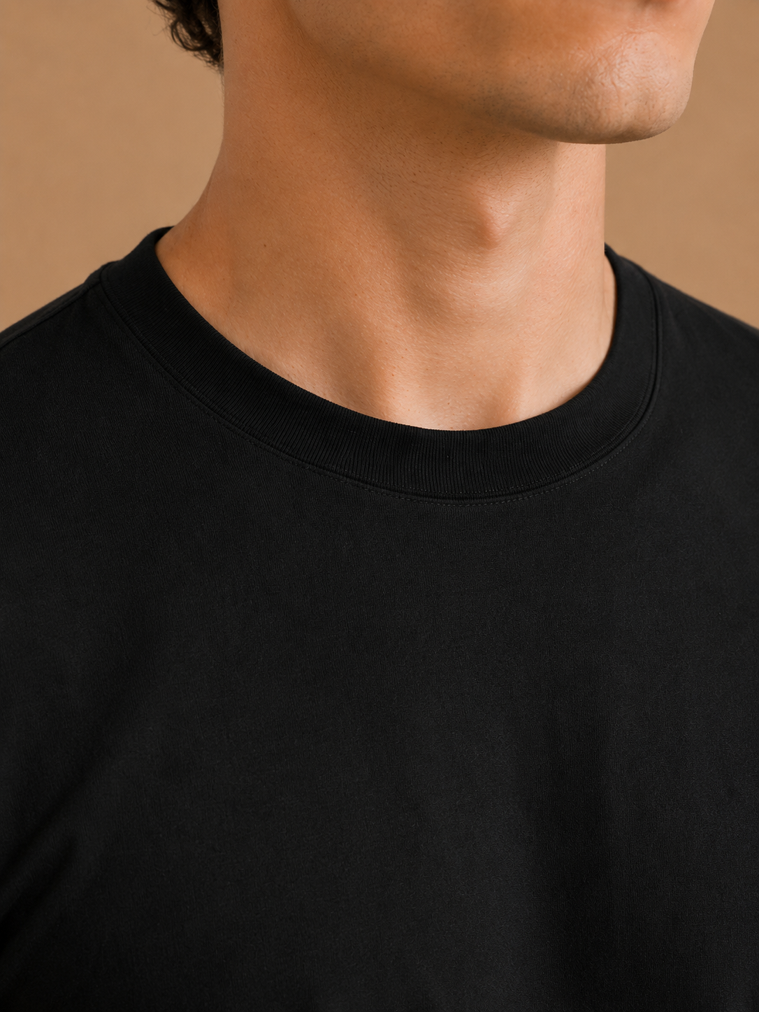 Liquid Cotton T-Shirt | Black
